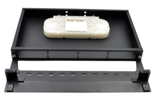 19" FTTH MPO MTP প্যাচ প্যানেল LC 1U ফাইবার ক্যাসেট মডিউল র্যাক মাউন্ট