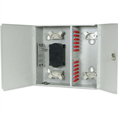 FTTH ওয়াল মাউন্ট ফাইবার অপটিক প্যাচ প্যানেল 48core FC/LC/SC/ST