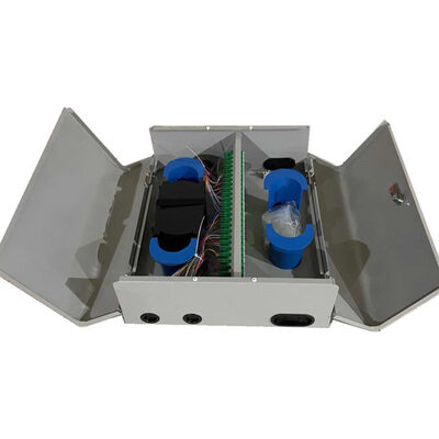 FTTH ওয়াল মাউন্ট ফাইবার অপটিক প্যাচ প্যানেল 48core FC/LC/SC/ST