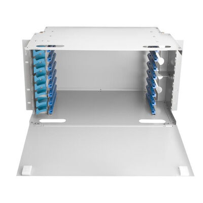 ODF 19 Rack Patch Panel Sc Adapter Fc প্যাচ প্যানেল 6U 96 Core