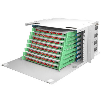 ODF 19 Rack Patch Panel Sc Adapter Fc প্যাচ প্যানেল 6U 96 Core