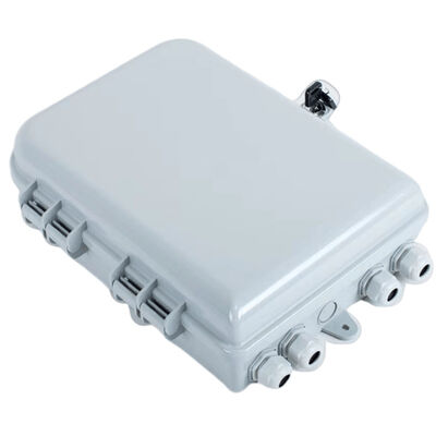 জলরোধী ফাইবার অপটিক স্প্লিটার 1x16 প্লাগ IP66 ABS PLC স্প্লিটার