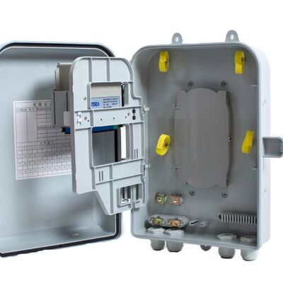 জলরোধী ফাইবার অপটিক স্প্লিটার 1x16 প্লাগ IP66 ABS PLC স্প্লিটার