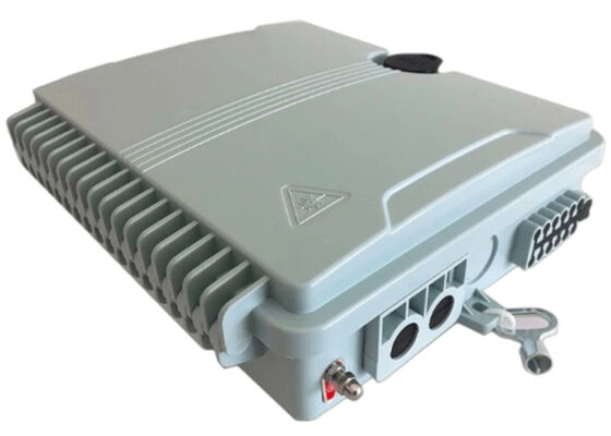ফাইবার অপটিক টার্মিনাল বক্স 12পোর্ট SC/LC/ST/FC IP-66 UPC/APC হালকা ধূসর FTTH