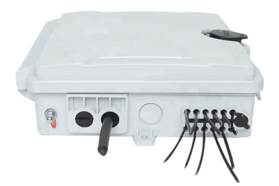 ফাইবার অপটিক টার্মিনাল বক্স 12পোর্ট SC/LC/ST/FC IP-66 UPC/APC হালকা ধূসর FTTH