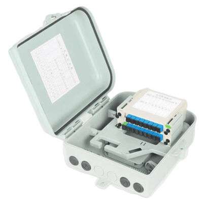 ইনডোর / আউটডোর LGX PLC স্প্লিটার ফাইবার 1x16 অপটিক স্প্লিটার বক্স