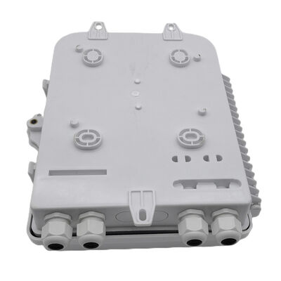 সাদা ফাইবার অপটিক স্প্লিটার বক্স LC 1x16 PLC স্প্লিটার ওয়াল মাউন্ট