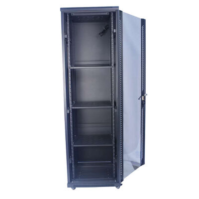 PDU সার্ভার র্যাক ক্যাবিনেট ফ্লোর স্ট্যান্ড SPCC 42U 600*1000*2000MM