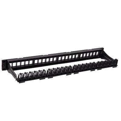 CAT5 CAT6 নেটওয়ার্ক প্যাচ প্যানেল UTP খালি আনলোড RJ45 24 পোর্ট প্যাচ প্যানেল