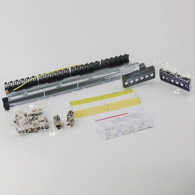 UTP নেটওয়ার্ক প্যাচ প্যানেল ইন্টিগ্রেটেড RJ45 1U 24 পোর্ট প্যাচ প্যানেল