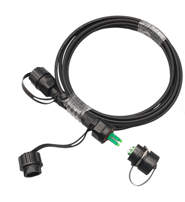 Ip68 FTTA ODVA LC থেকে ODVA LC UPC APC 5.0mm আউটডোর আর্মার্ড ওয়াটারপ্রুফ ফাইবার জাম্পার প্যাচ কর্ড